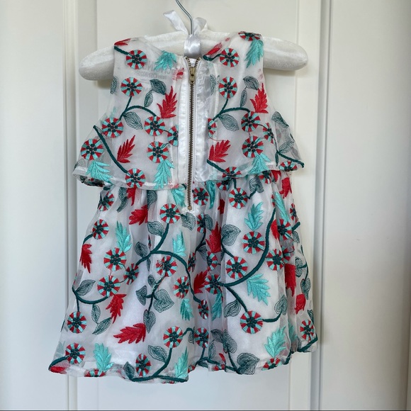 Genuine Kids Embroidered Dress 18mo - Picture 2 of 10
